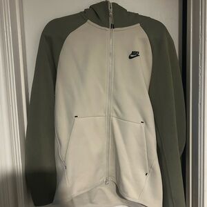 Men's Nike Tech Two-Tone Olive and Cream Jacket